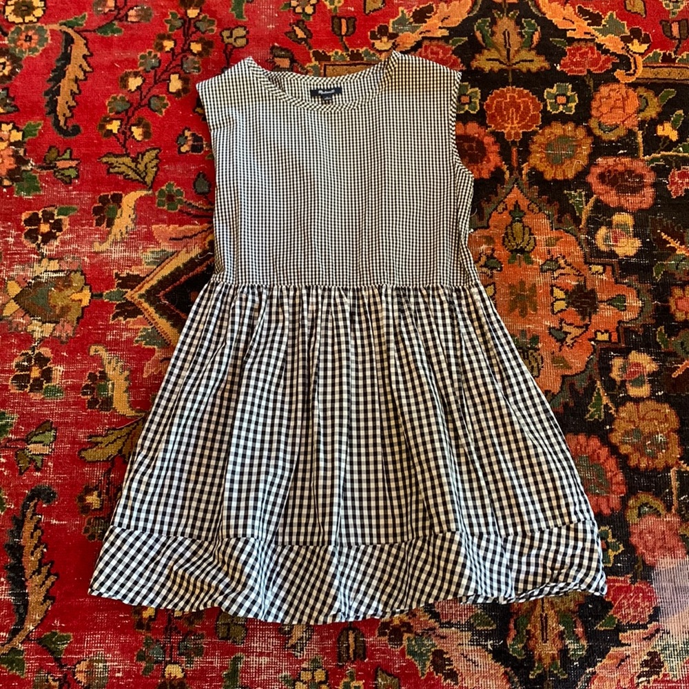 Madewell gingham dress, XS
